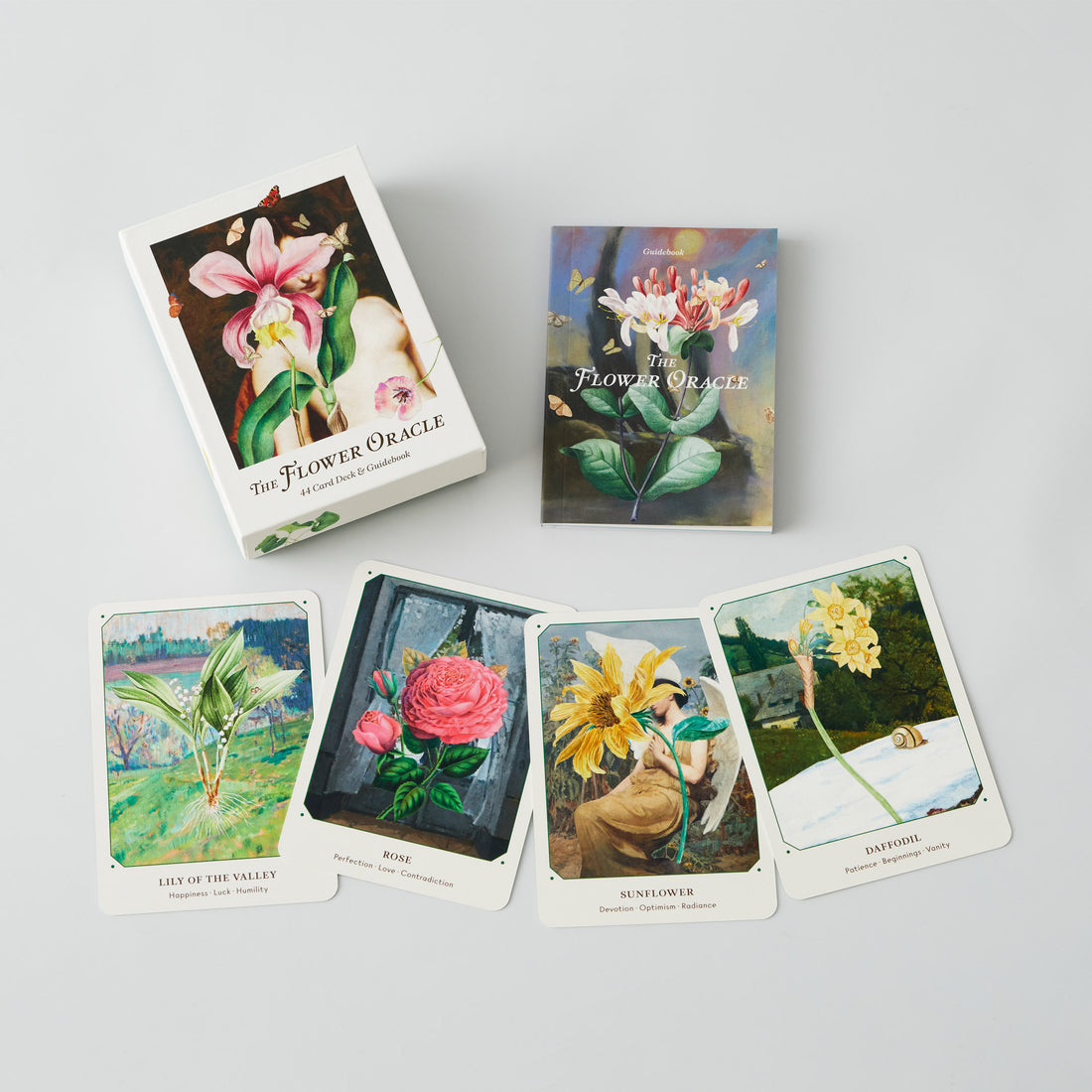 The Flower Oracle Card Deck and Guidebook