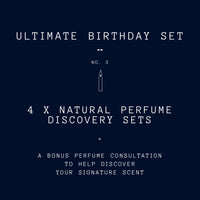 Four natural perfume minisets to help your family and friends find their own natural perfume signature scent. PLUS a 30 minute online perfume consultation with Sensoriam natural perfume expert Jessica Kiely. PRODUCTS INCLUDED: ・One Seed Organic Perfume Discovery Set ・Vahy Balanced Encounter Set Dawn ・Wyalba Discovery Set ・Aura-Soma Organic Perfume Miniset ・PLUS A Perfume Consultation to help discover your signature scent