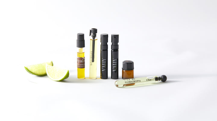 Sensoriam's curated natural perfume sample sets