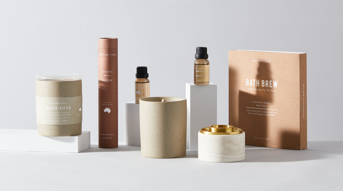 Addition Studio natural home scented candles, room sprays and essential oils