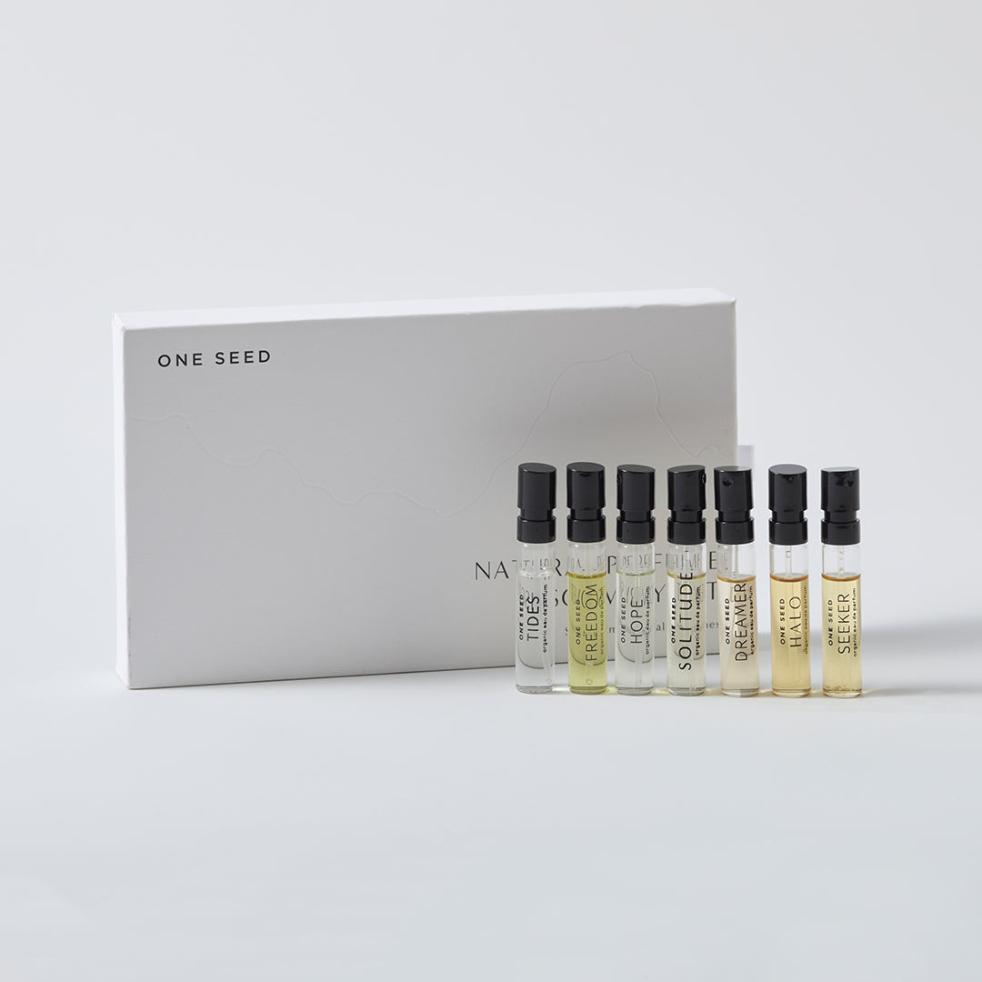 Shop One Seed natural perfume discovery set at Sensoriam