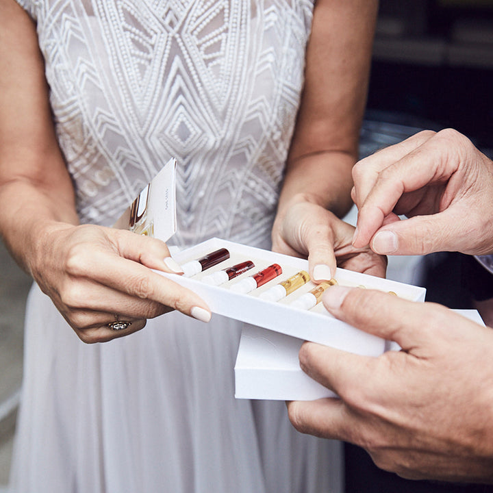 Find the perfect natural perfume for your wedding day.