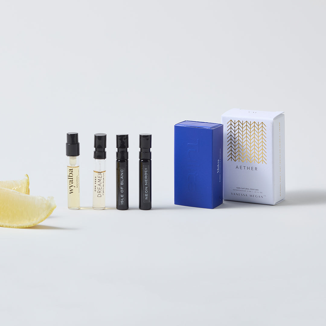 Shop natural perfume citrus sampler set at Sensoriam