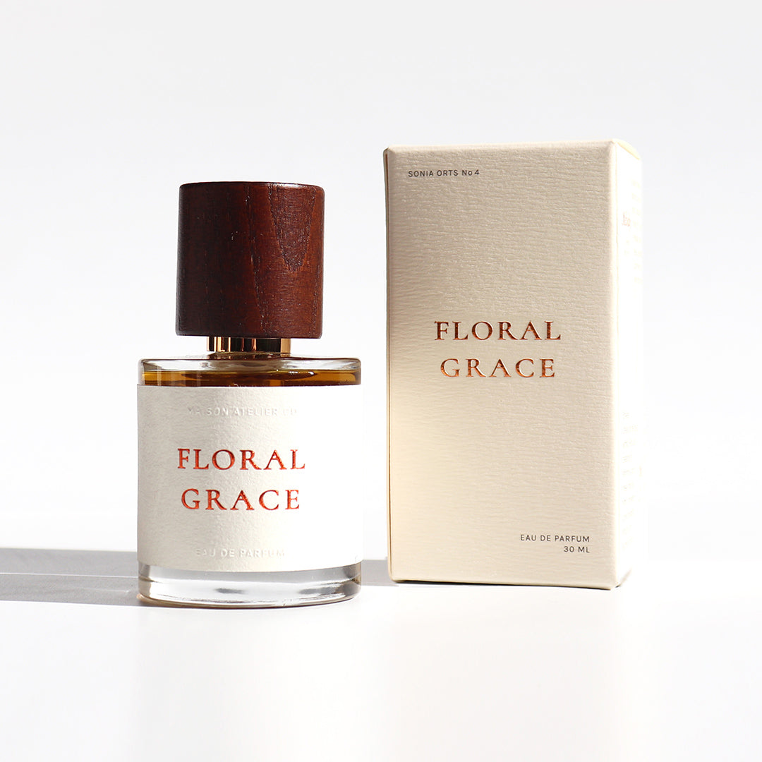 Sonia Orts Box with Nº4 Floral Grace Natural Perfume 30ml