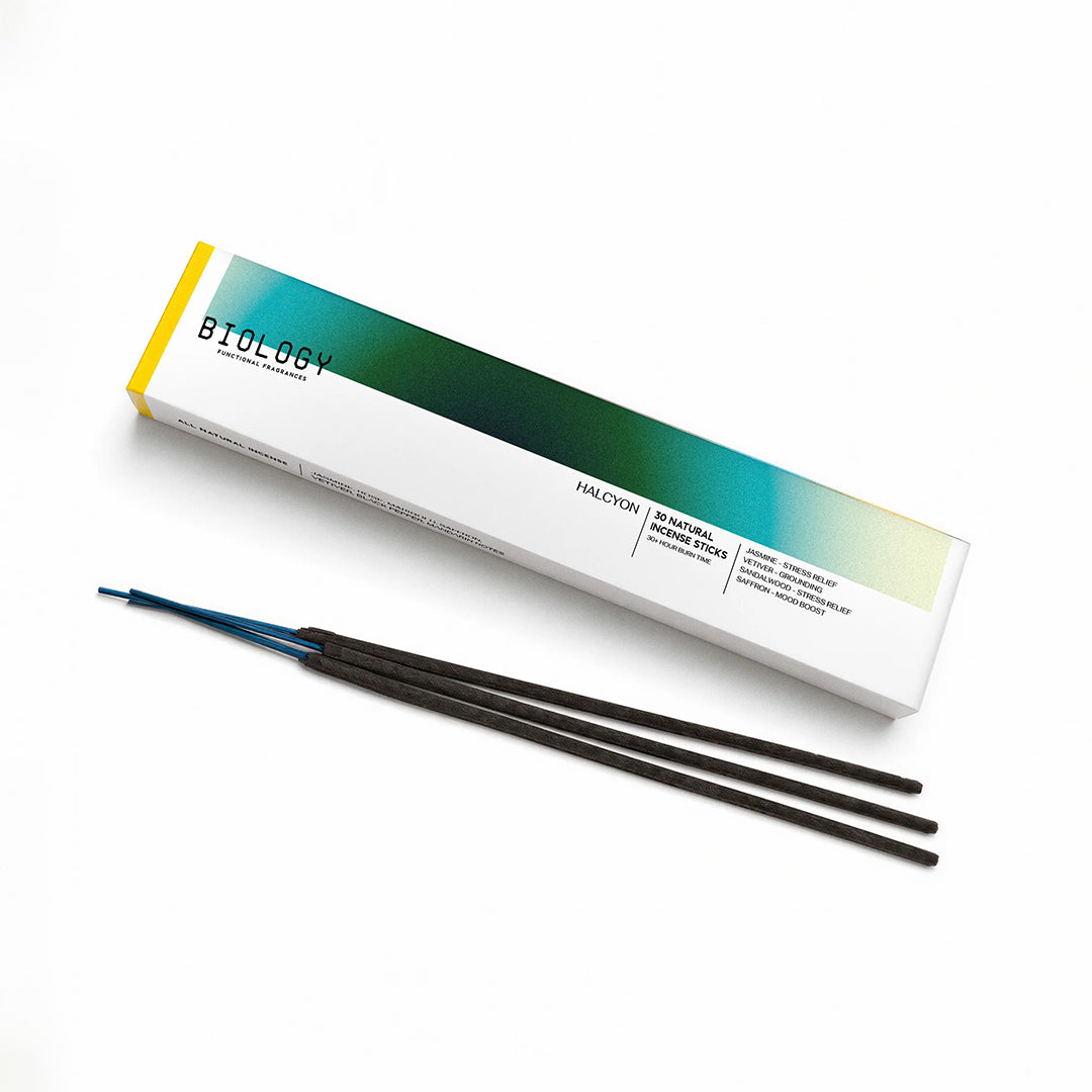 Biology Fragrances Halcyon Natural Incense Sticks