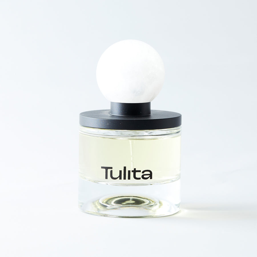 Tulita Divya natural perfume. A hypnotic scent that balances floral notes, such as the sweet amber of jasmine and frankincense, with the depth of rich, earthy Australian Sandalwood and Cedarwood.  Divine. Ethereal. Heavenly-scent.