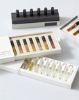 Four natural perfume minisets to help your family and friends find their own natural perfume signature scent. PLUS a 30 minute online perfume consultation with Sensoriam natural perfume expert Jessica Kiely.  PRODUCTS INCLUDED:  ・One Seed Organic Perfume Discovery Set ・Vahy Balanced Encounter Set Dawn ・Wyalba Discovery Set  ・Aura-Soma Organic Perfume Miniset  ・PLUS A Perfume Consultation to help discover your signature scent