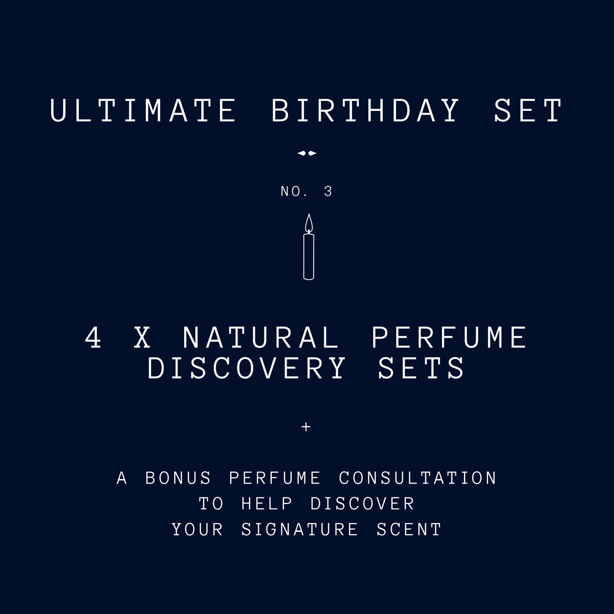 Four natural perfume minisets to help your family and friends find their own natural perfume signature scent. PLUS a 30 minute online perfume consultation with Sensoriam natural perfume expert Jessica Kiely.  PRODUCTS INCLUDED:  ・One Seed Organic Perfume Discovery Set ・Vahy Balanced Encounter Set Dawn ・Wyalba Discovery Set  ・Aura-Soma Organic Perfume Miniset  ・PLUS A Perfume Consultation to help discover your signature scent
