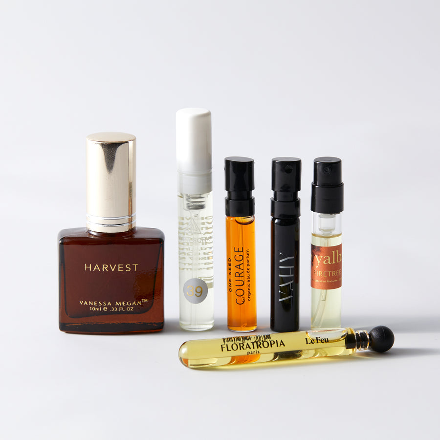 We know that buying perfume online isn't easy. You want to try the scents before you buy a full size fragrance. That's why we've put together these mini fragrance sampler sets. Try our Sensoriam Spicy Sampler Set Today.